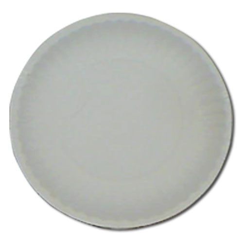 Ajm Packaging White Uncoated Green Label Paper Plate, 6 Inch -- 1000 Per Case