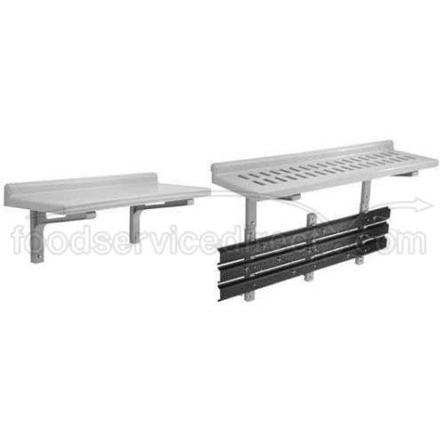 Speckled Gray Cambro Solid Shelf Camshelving Wall Shelf Kit, 18 x 48 inch.