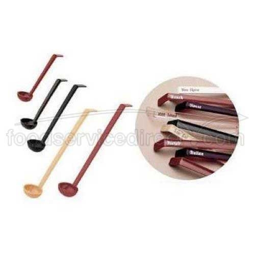 Clear Cambro Plain Ladle, 1 Ounce -- 12 per case.