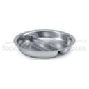 Vollrath Round Divided Food Pan, 13 3/8 x 2 1/8 inch -- 5 per case.
