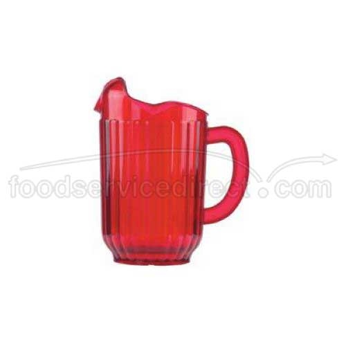Traex Tuffex-I Three Lip Deluxe Pitcher, Ruby Red -- 12 per case.