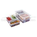 Translucent Cambro Notched Cover with Handle Only, 6 15/16 x 12 3/4 inch -- 6 per case.