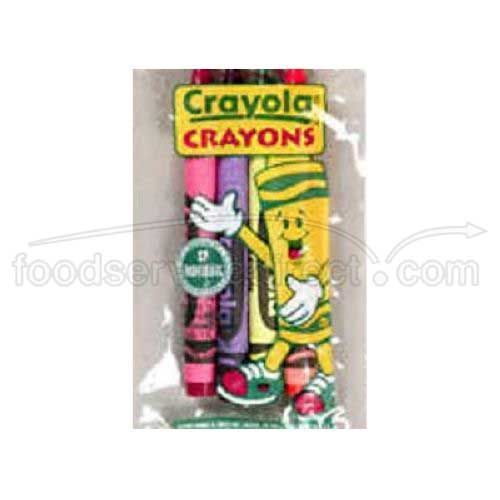 Crayola 4 Color Cello Wrapped Crayon, 4 Count -- 360 Per Case