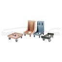 Dark Brown Cambro Camdolly, 16 7/16 x 24 3/8 x 10 3/8 inch.