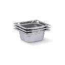 Vollrath Super Pan 3 Stainless Steel 1/6 th Size Steam Table Pan, 6 15/16 x 6 3/8 inch -- 3 per case.