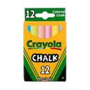 Crayola Multi Color Childerns Chalk, 12 per pack 36 packs per case