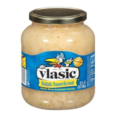 Vlasic Polish with Caraway Seeds Sauerkraut - 32 oz. jar, 12 jars per case