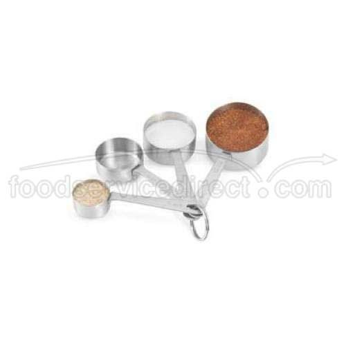 Vollrath Four Piece Stainless Steel Straight Sided Measuring Spoon Set