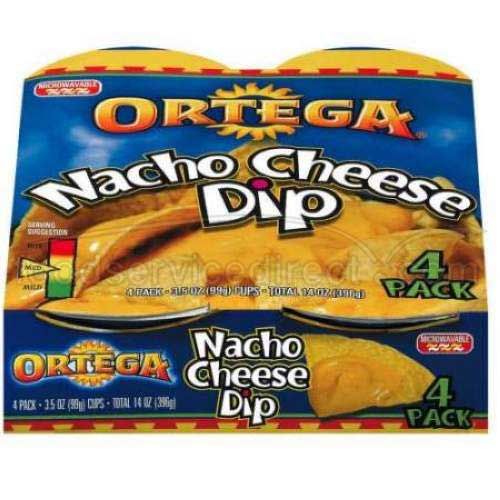 Ortega Medium Nacho Cheese Dip, 4 Ounce -- 72 Per Case