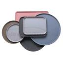 Black Cambro Satin Rectangular Camtread Tray, 15 x 20 1/4 inch -- 12 per case.