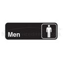 Traex White Imprint On Black Men - Sign, 3 x 9 inch.