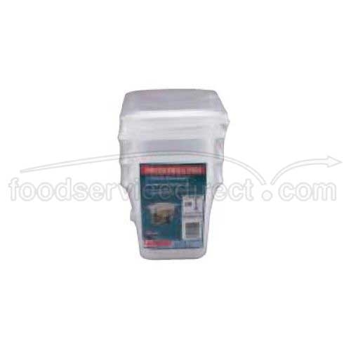 Translucent Cambro Translucent Food Pan with Lid - Multi Packs, 1/2 x 4 inch -- 6 per case