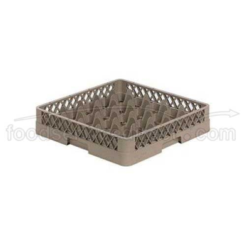 Traex Rack Master Beige 25 Compartment Glass Rack with Two Extenders, 7 1/8 x 19 3/4 x 19 3/4 inch -- 2 per case.
