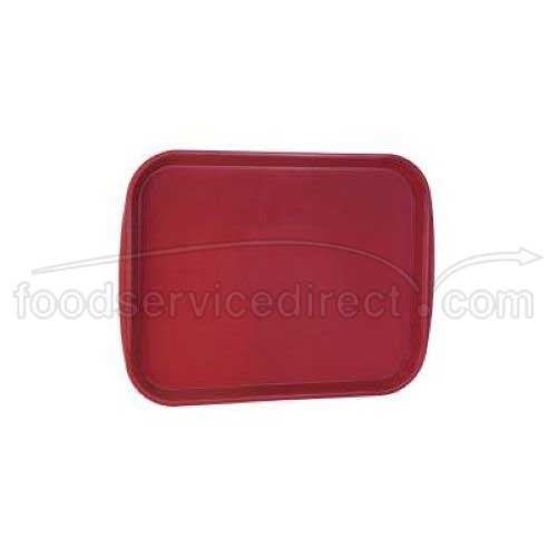 Traex Burgundy Fast Food Tray, 10 x 14 inch -- 24 per case.