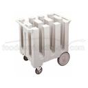 Slate Blue Cambro Dish Caddy, 32 5/8 x 23 1/2 x 31 3/4 inch.