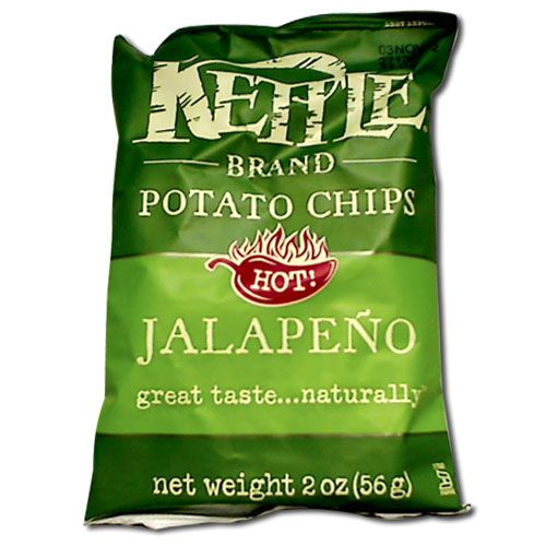 Kettle Jalapeno Potato Chip - 2 oz. bag, 24 per casee