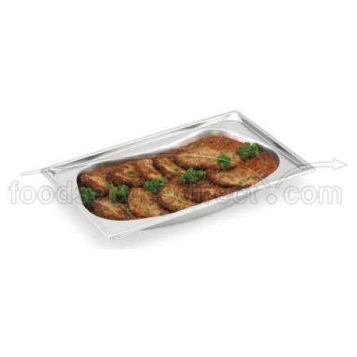 Vollrath Super Pan Stainless Steel Full Kidney Pan, 5.1 Quart Capacity -- 6 per case.