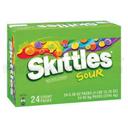 Skittles Bite Size Sour Tear/Share Candy, 3.3 Ounce - 24 per pack -- 6 packs per case.