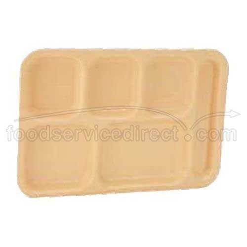 Traex Right Hand Tan Abs School Compartment Tray, 14 1/2 X 10 Inch -- 24 Per Case