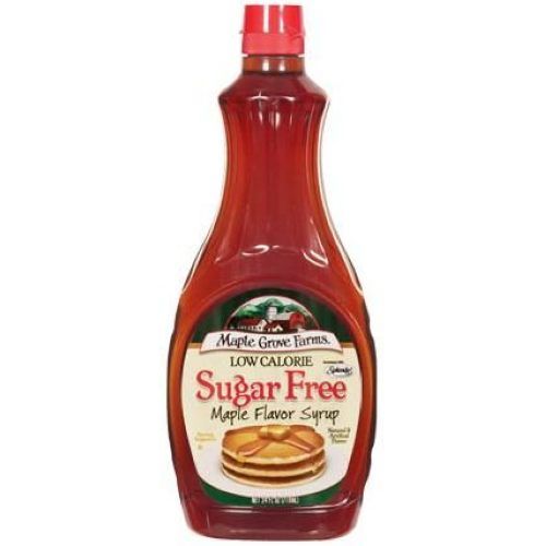 Maple Grove Farms Sugar Free Maple Flavored Syrup, 24 Ounce -- 12 Per Case