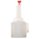 Traex Bar Keep II Squeeze Bottle with Colored Spout, 0.5 Gallon -- 6 per case.
