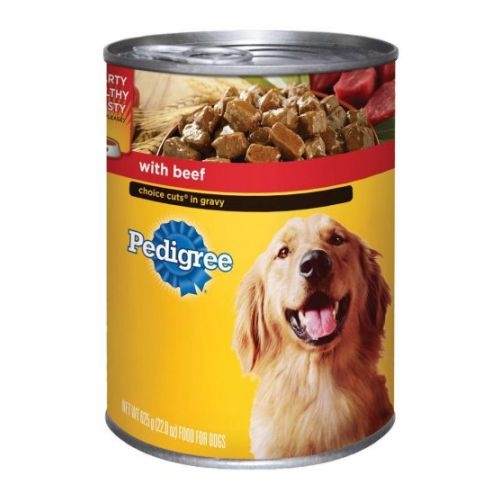 Pedigree Choice Cuts in Gravy Complete Nutrition with Beef for Dog, 22 Ounce Can -- 12 per case.