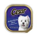 Cesar Canine Cuisine Grilled Chicken Flavor in Meaty Juice, 3.5 Ounce Tray -- 24 per case.