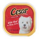 Cesar Canine Cuisine Beef in Meaty Juice, 3.5 Ounce Tray -- 24 per case.