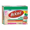 Boost Creamy Strawberry High Protein Drink, 8 Fluid Ounce - 12 per pack -- 2 packs per case.