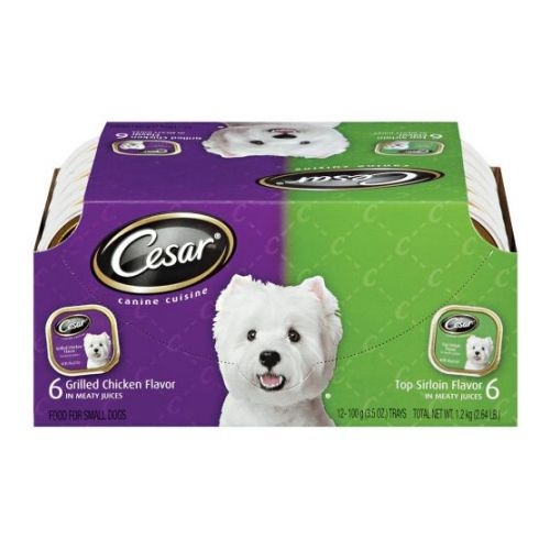 Cesar Canine Cuisine Top Sirloin and Grilled Chicken Food for Small Dogs, 3.06 Pound -- 2 per case.