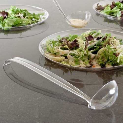 Yoshi Party Tray Clear Ladle, 2 Ounce -- 48 Per Case