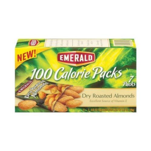 Emerald Dry Roasted Almonds, 0.63 Ounce, 7 Count -- 12 Per Case