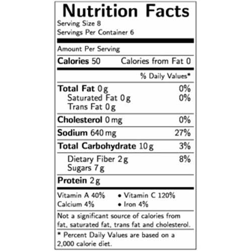 V8 Spicy Hot Vegetable Juice, 46 Fluid Ounce -- 6 per case.