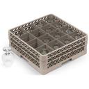 Traex Standard Beige Full Size 16 Compartment Glass Rack -- 2 per case.