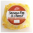 Deli Express Sausage and Egg Cheese Pancake Sandwich, 5.4 Ounce -- 12 per case.