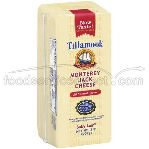 Tillamook Monterey Jack Cheese, 2 Pound -- 6 Per Case