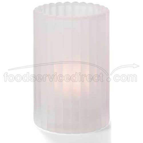 Hollowicks Satin Crystal Vertical Rod Cylinder Lamp, 4 5/8 inch Height.