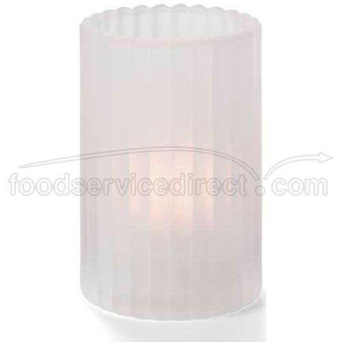 Hollowicks Satin Crystal Vertical Rod Cylinder Lamp, 4 5/8 Inch Height