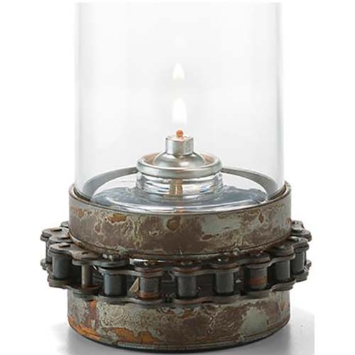 Hollowick Gear Vintage Metal Base, 2 3/8 inch Height x 3 3/4 inch Square.