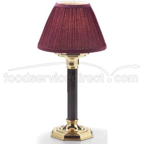 Hollowicks Burgundy Pleated Fabric Shade Only, 4 1/2 inch Height.