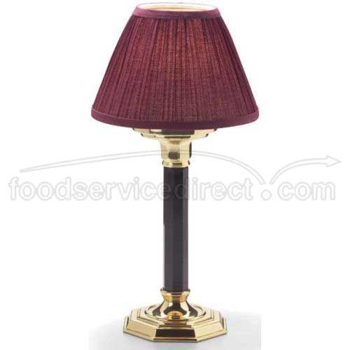 Hollowicks Burgundy Pleated Fabric Shade Only, 4 1/2 Inch Height