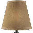 Hollowick Empire Fabric Sandstone Candlestick Shade, 4 1/4 inch Height x 5 1/8 inch Dia.