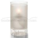 Hollowicks Satin Crystal Large Glass Cylinder Lamp, 5 1/2 inch Height.