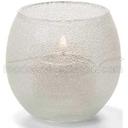 Hollowicks Clear Ice Tealight Glass Lamp, 2 3/8 inch Height.