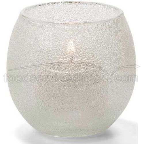 Hollowicks Clear Ice Tealight Glass Lamp, 2 3/8 Inch Height