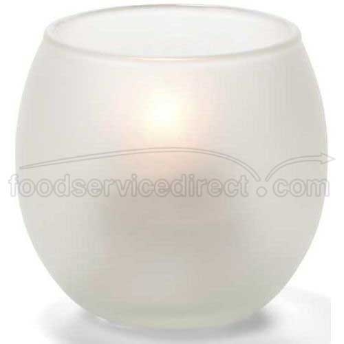 Hollowicks Satin Crystal Tealight Glass Lamp, 2 3/8 inch Height.