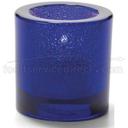 Hollowicks Cobalt Blue Jewel Thick Tealight Glass Lamp, 2 7/8 inch Height.