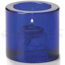 Hollowicks Cobalt Blue Thick Tealight Glass Lamp, 2 7/8 inch Height.