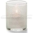Hollowicks Clear Ice Tealight Cylinder Glass Lamp, 2 1/2 inch Height.