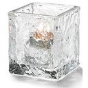 Hollowick Glass Glacier Clear Tealight Lamp.